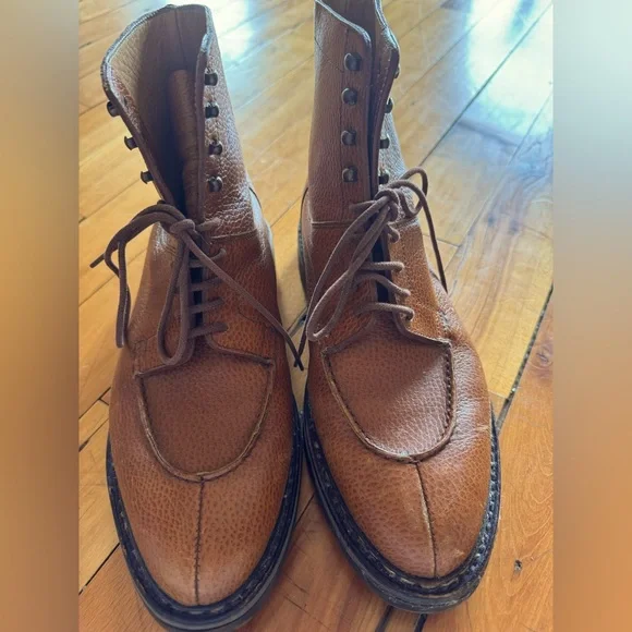 John Lobb vintage tan leather men’s boots. Excellent condition. - Picture 1 of 4